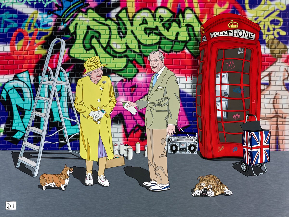 The Queen & Phillip's Graffiti Wall II image